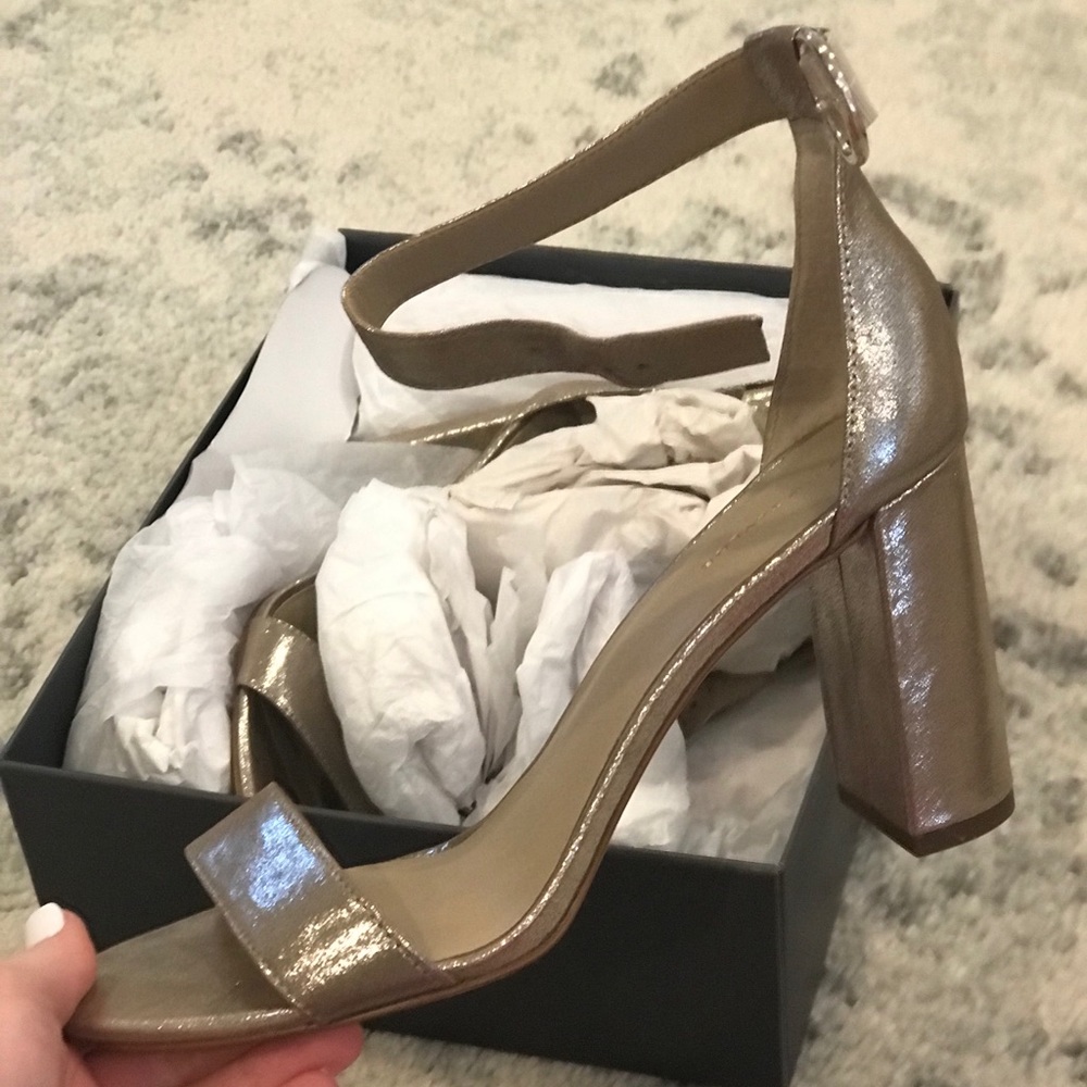 Ann Taylor block heels. Never worn. New in box.